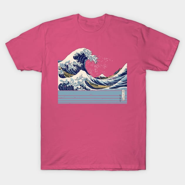 Hokusai Great Wave Vintage Japanese Art T-Shirt by k85tees